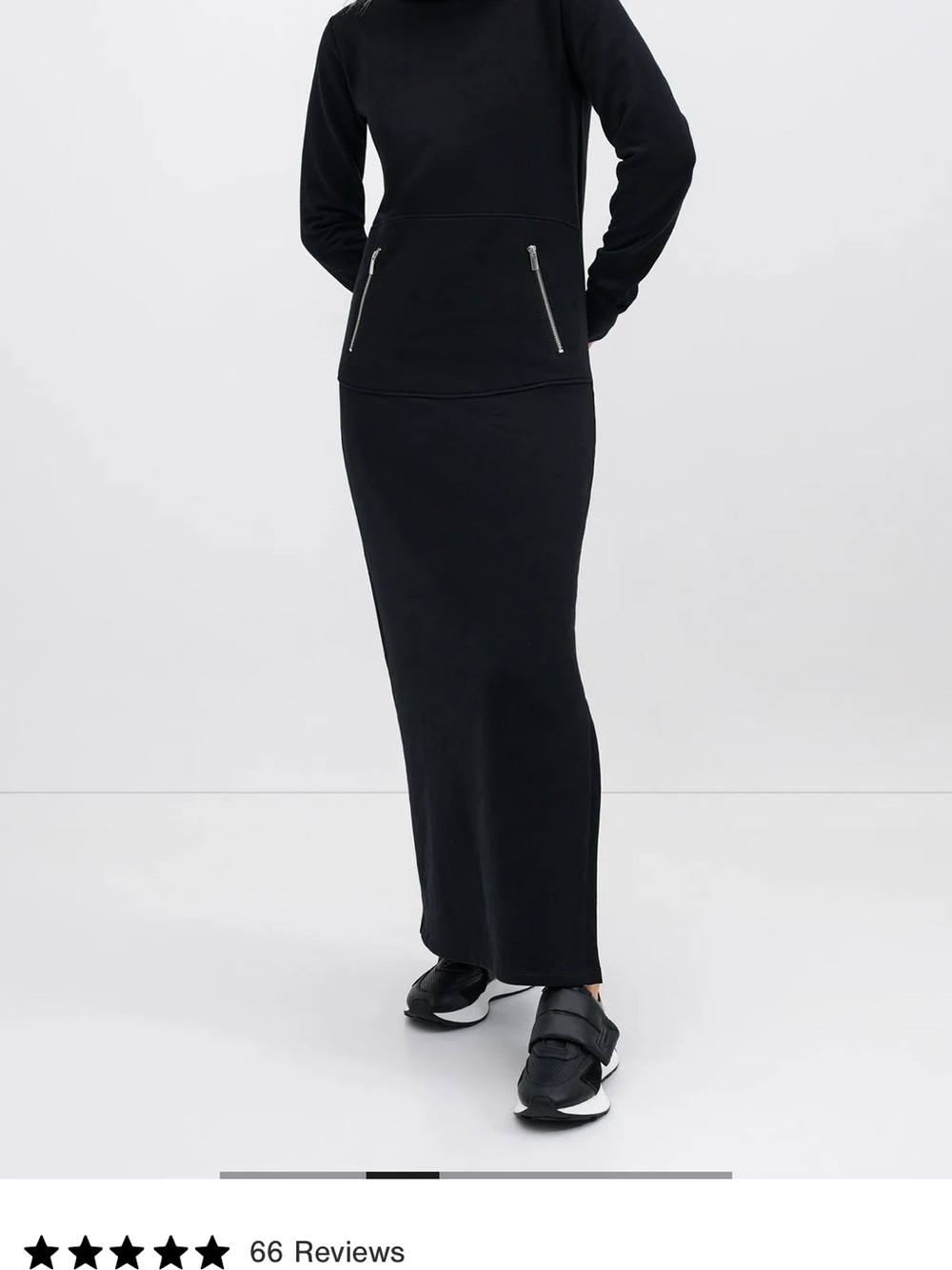 Women's Black Maxi Skirt — Sleek Longline Style